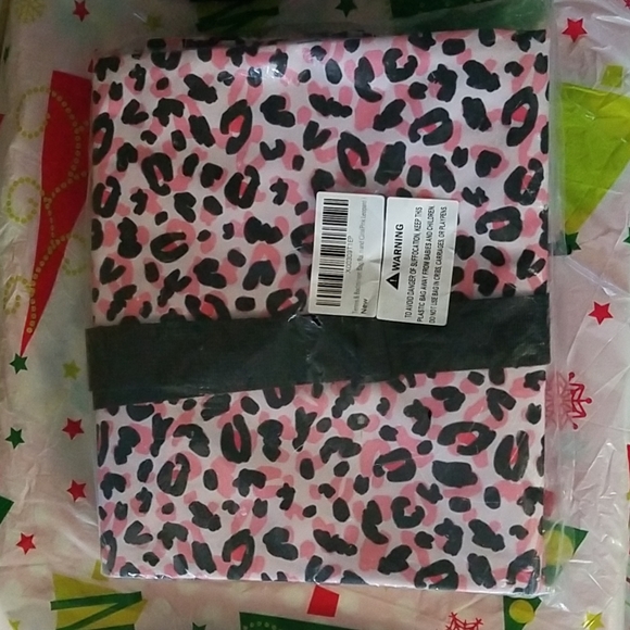 Tennis & Badminton Bag Pink Leopard set of 3 - Picture 1 of 4